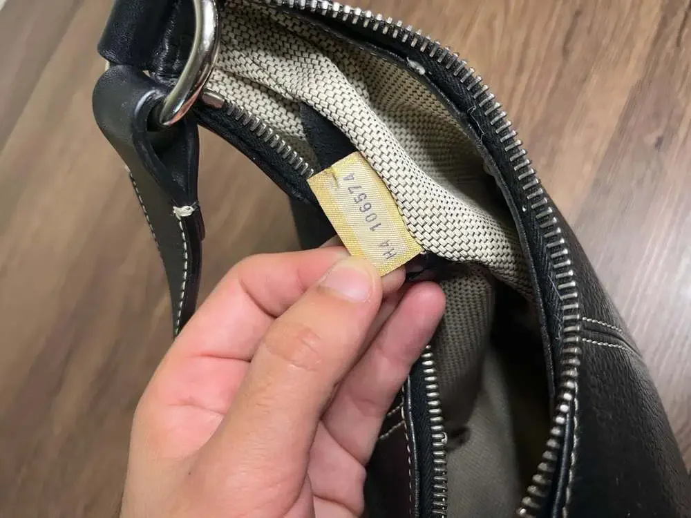 Dooney & Bourke All Weather Leather Pebbled Small Crescent Hobo Shoulder Bag